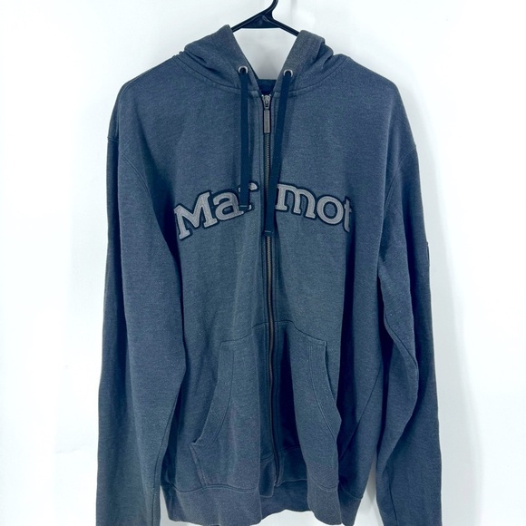 Marmot Full Zip Embroidery Jacket/ Hoodie with Marmot Patch - Picture 3 of 8